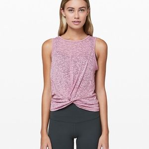 Lululemon Breeze Through Tank Rose Blush Sz 6